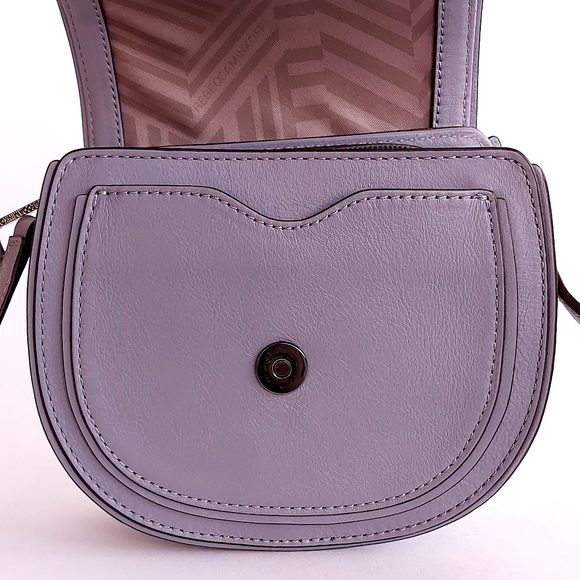 Rebecca Minkoff Mini Suki Lavender & Grey Crossbody Bag - Picture 11 of 15